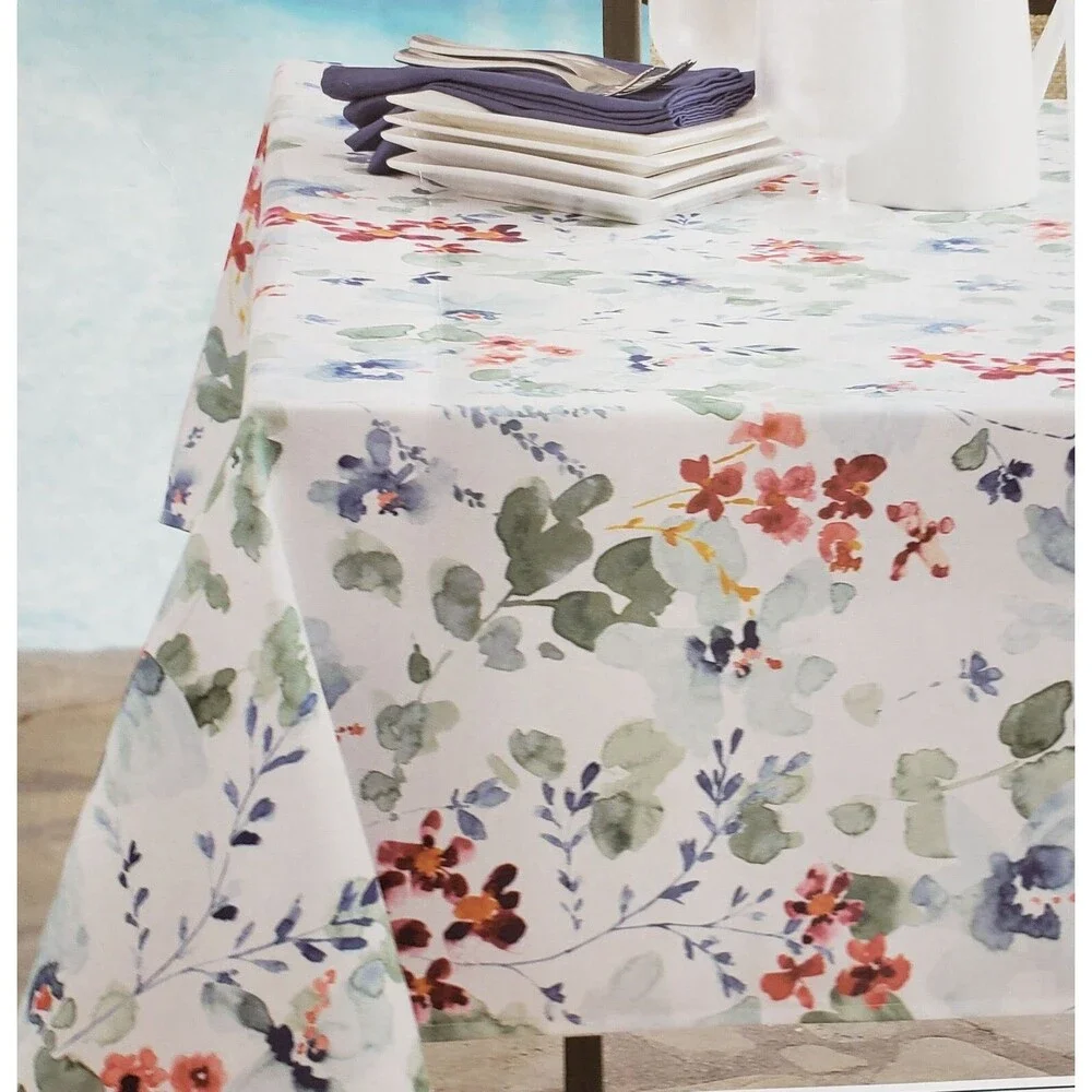 1 Fabric Printed Tablecloth,60